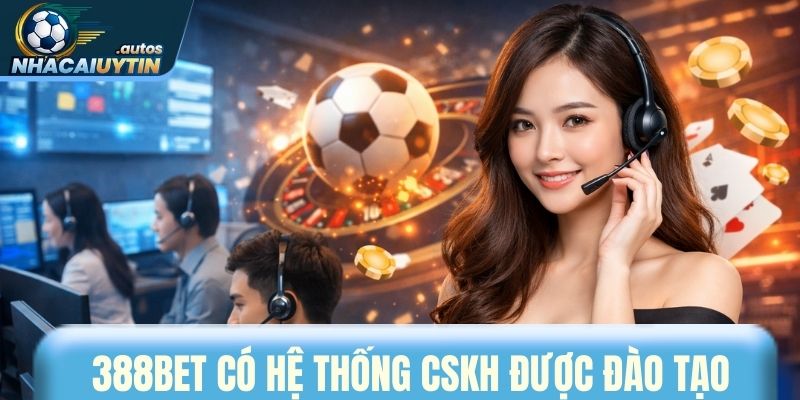 388Bet có hệ thống CSKH được đào tạo bài bản