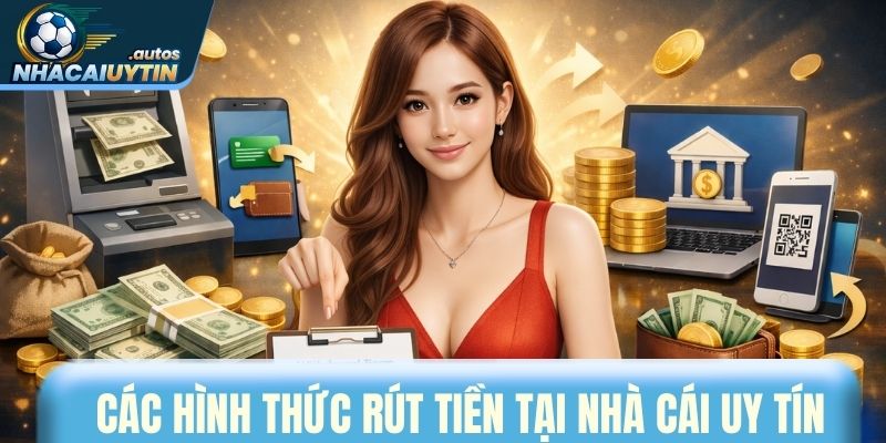 Một số hình thức rút tiền phù hợp tại nhà cái uy tín