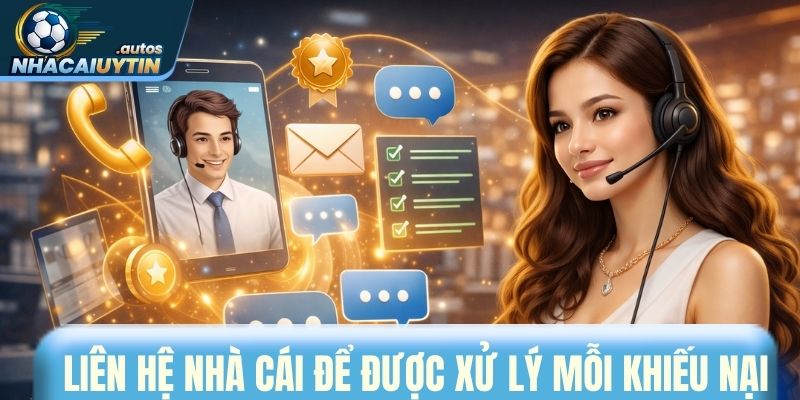 Liên hệ nhà cái để được xử lý mỗi khiếu nại