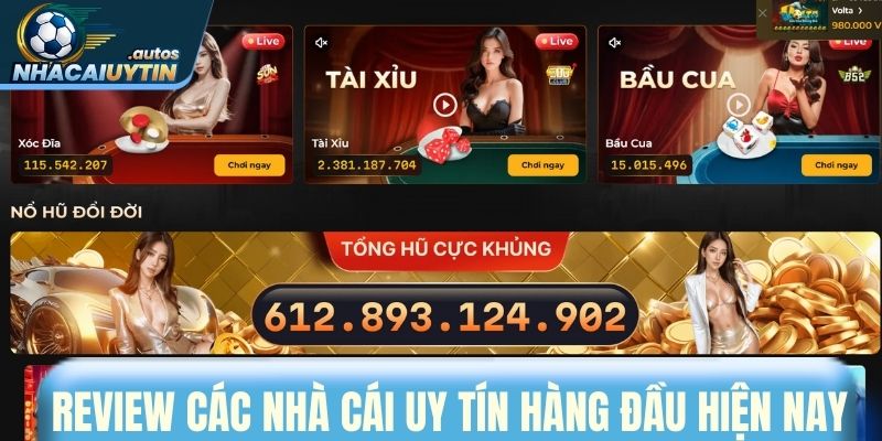 Review các nhà cái uy tín hàng đầu hiện nay