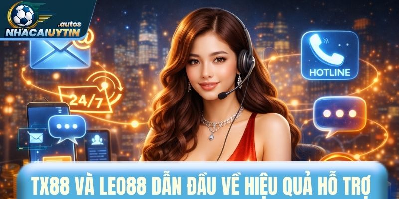 Tx88 và Leo88 dẫn đầu về hiệu quả hỗ trợ người chơi
